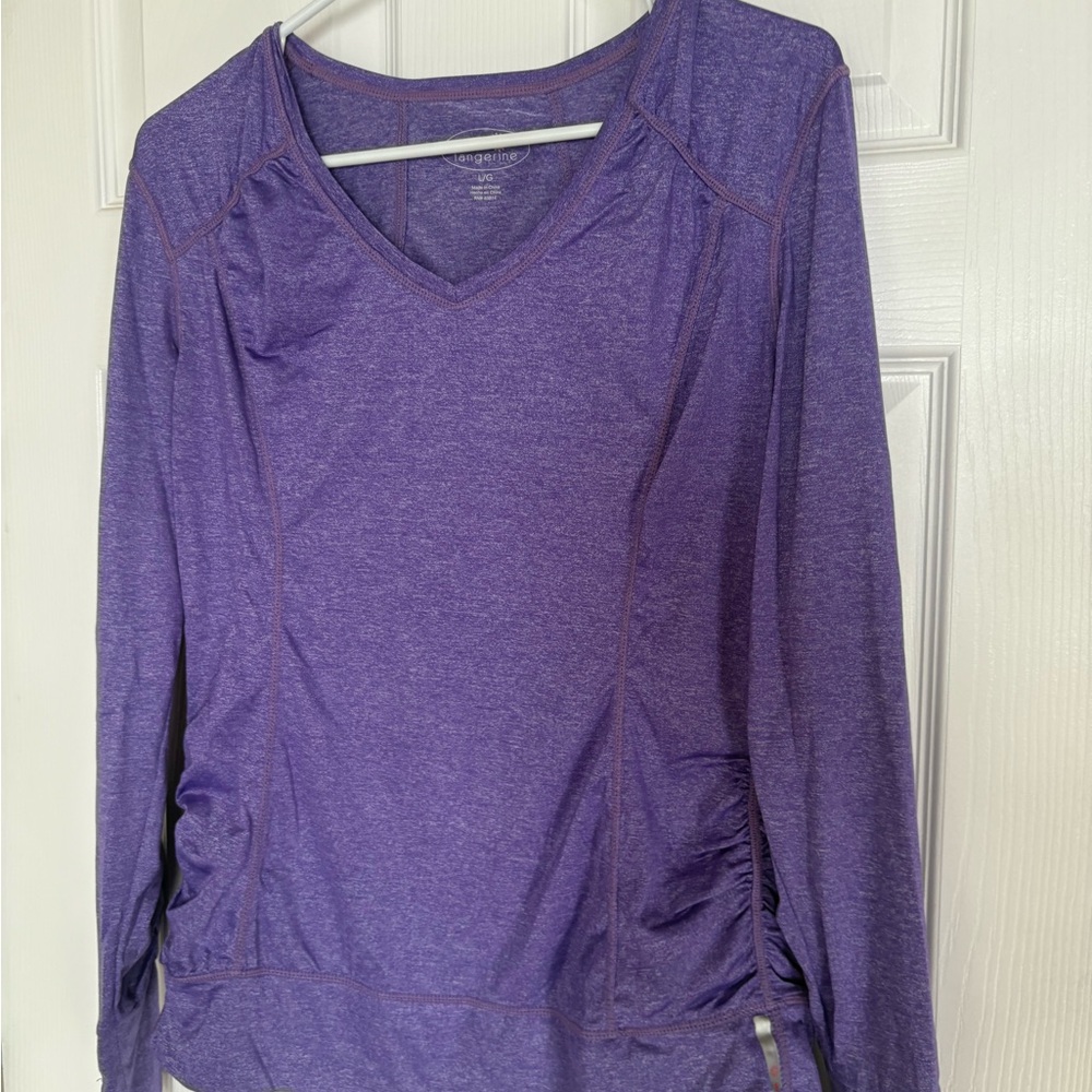 Tangerine Long Sleeve Purple Women's Tee